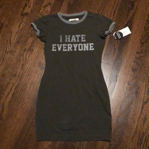 Adam Levine I Hate Everyone T-Shirt Dress